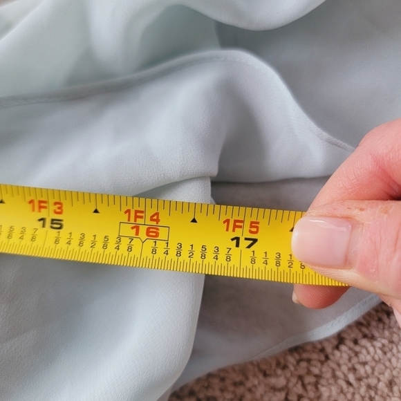 NWT Morilee Chiffon Bridesmaid Dress with Flutter Sleeve and Front Slit 8 - Picture 7 of 10